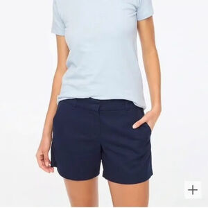 J.Crew Navy 5" Classic Chino Shorts